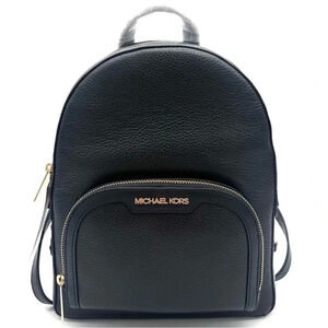 Michael Kors Medium Jaycee Backpack Black/Gold